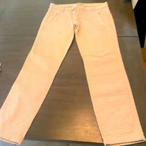 Zara Z1975  Cream colored pants with design
